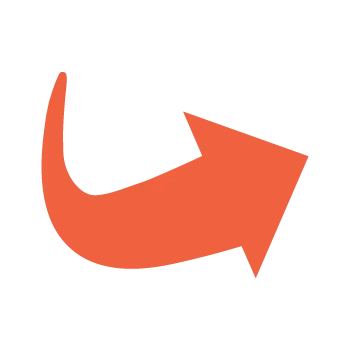 Courageous Arrow Icon orange